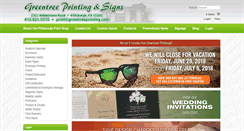 Desktop Screenshot of greentreeprinting.com